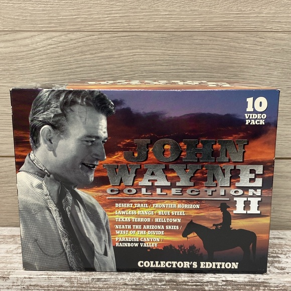 Vintage John Wayne Collection II VHS Set - Picture 4 of 10